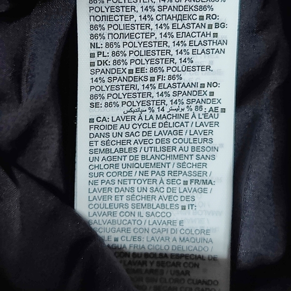 ATHLETA Swing Forward Pleated Skirt high Low Black Teal Style #533689 Women's XS - Picture 6 of 11